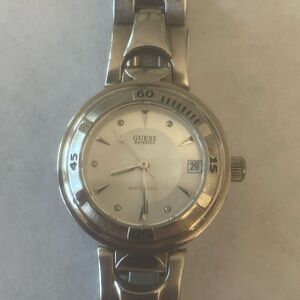Guess Stainless Steel Watch with Date Display